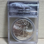 2013 American Eagle Silver One Ounce Certified / Slabbed MS69 - ANACS