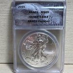 2015 American Eagle Silver One Ounce Certified / Slabbed MS69 - ANCCS