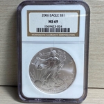 2006 American Eagle Silver One Ounce Certified / Slabbed MS69 - 024
