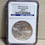 2009 American Eagle Silver One Ounce Certified / Slabbed MS69 - 347