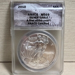 2010 American Eagle Silver One Ounce Certified / Slabbed MS69