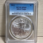 2014 American Eagle Silver One Ounce Certified / Slabbed MS69 - 764