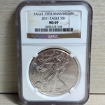 2011 American Eagle Silver One Ounce Certified / Slabbed MS69 - 148