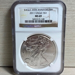 2011 American Eagle Silver One Ounce Certified / Slabbed MS69