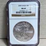 2009 American Eagle Silver One Ounce Certified / Slabbed MS69 - 111