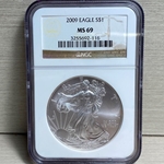 2009 American Eagle Silver One Ounce Certified / Slabbed MS69