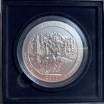 2011-P ATB 5 Oz 999 Fine Silver Coin, Olympic National Park