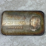 One Ounce, .999 Fine Silver Bar