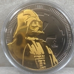 2017 Niue STAR WARS Darth Vader Silver 1 oz Black Ruthenium