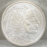 One Ounce Liberty, .999 Fine Silver Round