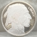 One Ounce Liberty, .999 Fine Silver Round