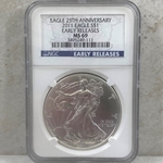 2011 American Eagle Silver One Ounce Certified / Slabbed MS69 - 111