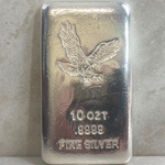 Eagle Ten Troy Ounces .999 Fine Silver