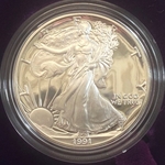 1991 American Eagle One Ounce Silver Proof