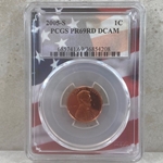 2005-S U.S. Cent Proof Certified / Slabbed