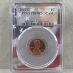 2002-S U.S. Cent Proof Certified / Slabbed