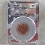 2000-S U.S. Cent Proof Certified / Slabbed