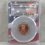 2008-S U.S. Cent Proof Certified / Slabbed