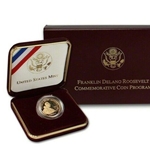 1997-W Proof Franklin D. Roosevelt $5 Gold Coin, 2 Each
