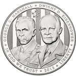 2013-S Proof 5 Star Generals Silver Dollar