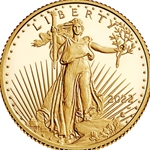 2022 American Eagle, One-Tenth / Five Dollars Gold Coin Uncirculated, 50 Each