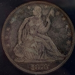 1876 Seated Liberty Half Dollar