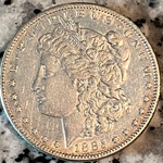 1885 Morgan Silver Dollar