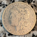 1892-O Morgan Silver Dollar