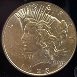 1923 Peace Silver Dollar