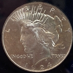 1924 Peace Silver Dollar