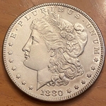 1880 Morgan Silver Dollar