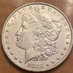 1880 Morgan Silver Dollar