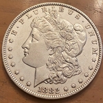 1882-O Morgan Silver Dollar