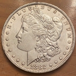 1882-O Morgan Silver Dollar