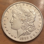 1882 Morgan Silver Dollar