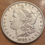 1882-O Morgan Silver Dollar