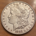 1882-O Morgan Silver Dollar