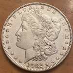 1882-O Morgan Silver Dollar