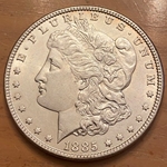 1885 Morgan Silver Dollar