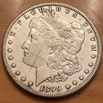 1899-O Morgan Silver Dollar