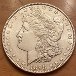 1898 Morgan Silver Dollar