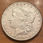 1898-O Morgan Silver Dollar