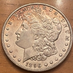 1896-O Morgan Silver Dollar