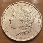 1896 Morgan Silver Dollar