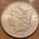 1890 Morgan Silver Dollar