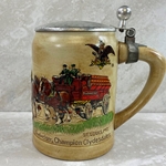 Beer Stein, Anheuser-Busch, CSL19 Budweiser Holiday 1980