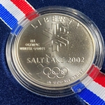 2002-P Uncirculated Olympics Silver Dollar