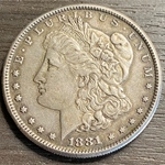 1881-S Morgan Silver Dollar