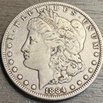 1884 Morgan Silver Dollar