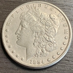 1884 Morgan Silver Dollar